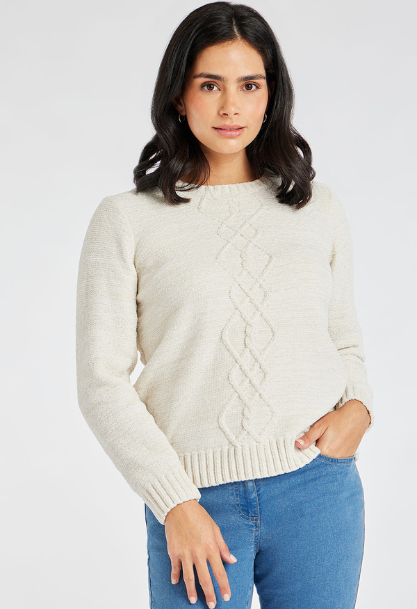 Chenille Cable Jumper